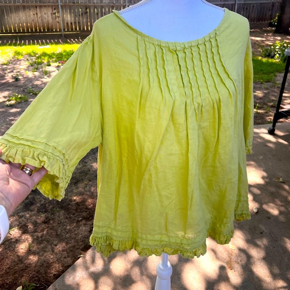 match point Tops - Beautiful linen blouse